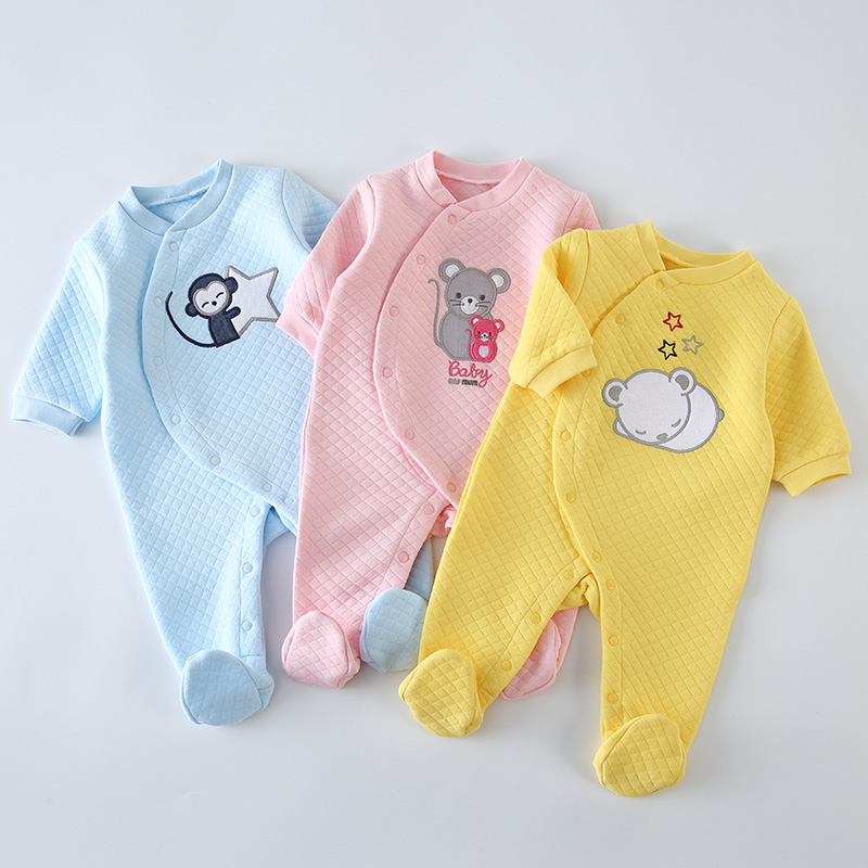 Baby Products Essential - Baby Cotton Rompers Clothes Newborn Long