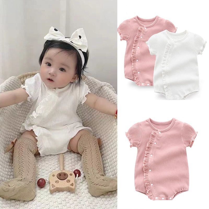 Baby Products Korean - Baby and Toddler Lace Jumpsuit Summer