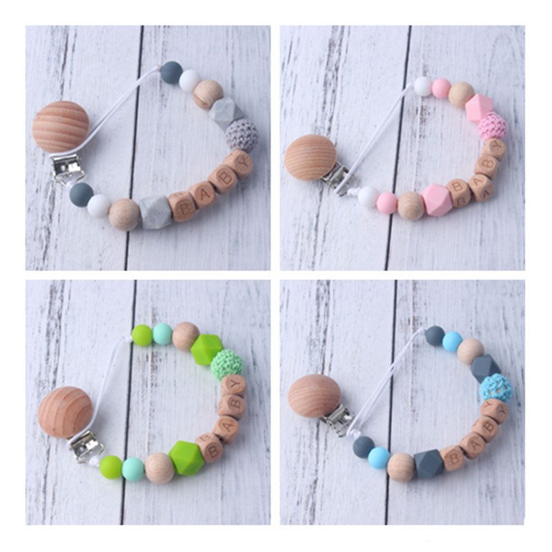 Baby Teethers - New Baby Pacifier Clips Personalized Name