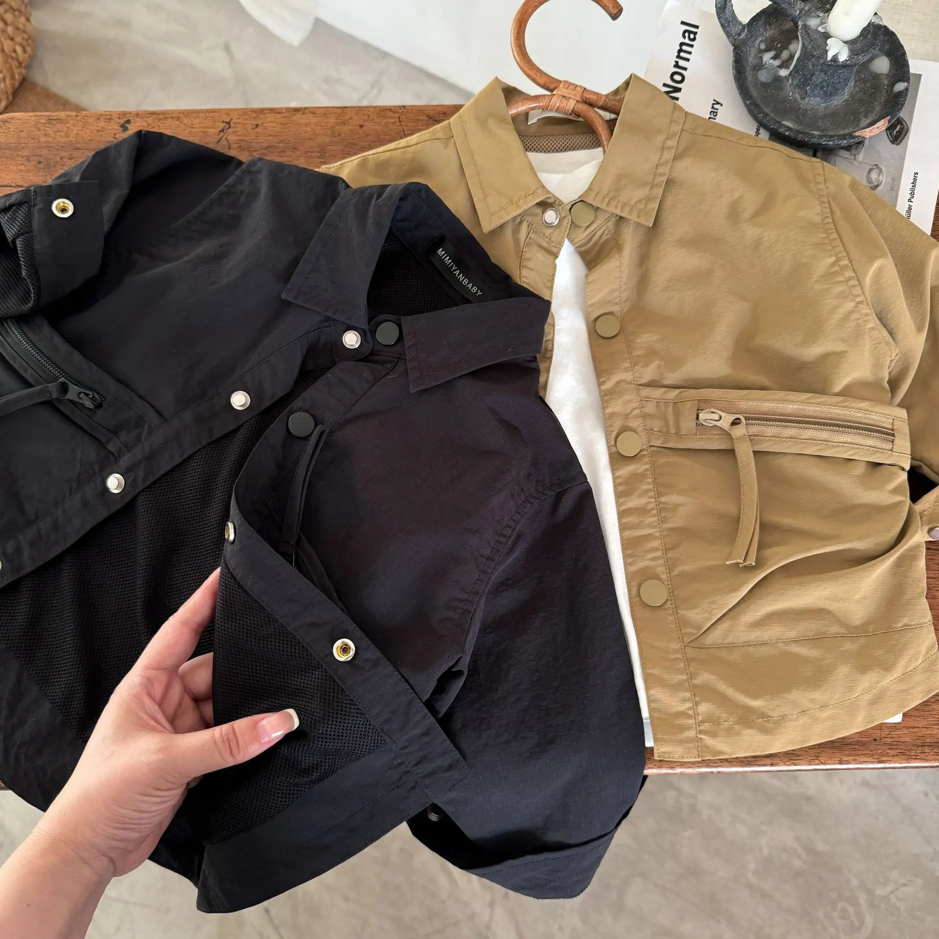 Baby Products Korean - Childrens Shirt 2026 Autumn New Product