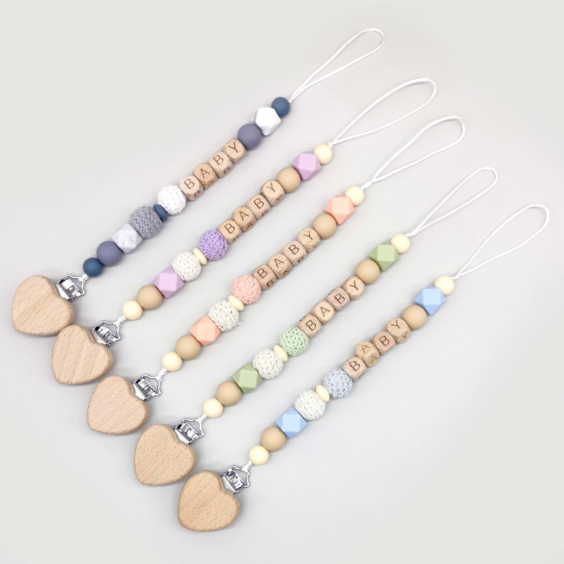 Baby Teethers - New Custom Baby Pacifier Clip Personalize