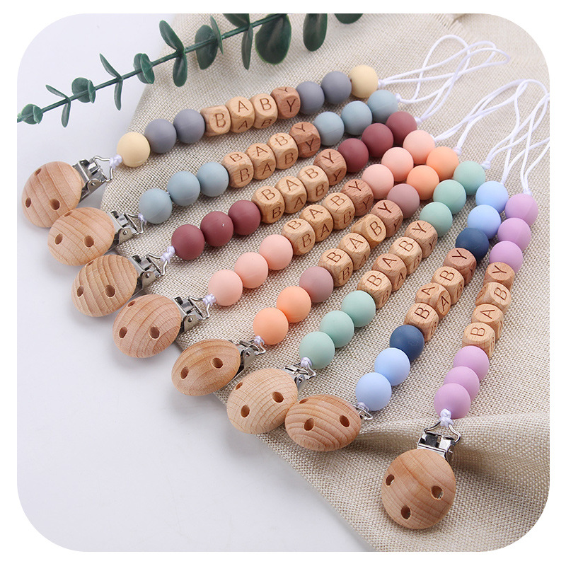 Baby Teethers - New Baby Pacifier Clips Personalized Name