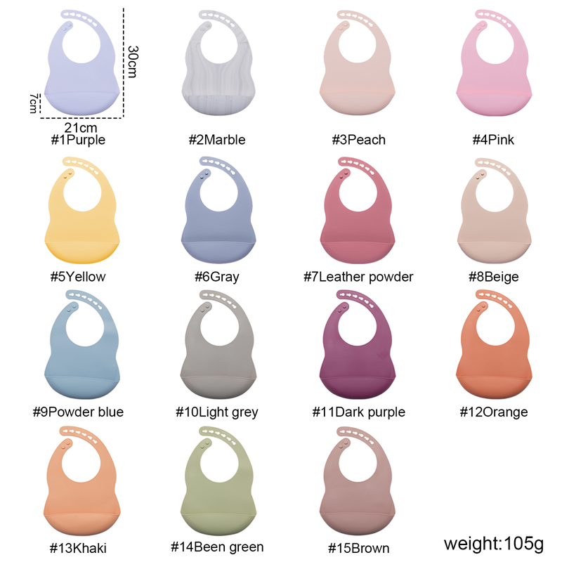 0-3 Years Baby Bib BPA Free Si - Silicone Baby Bibs ulasan dan harga