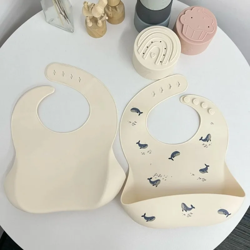Suit Cute Feeding Bib, Food Bi - Silicone Baby Bibs ulasan dan harga