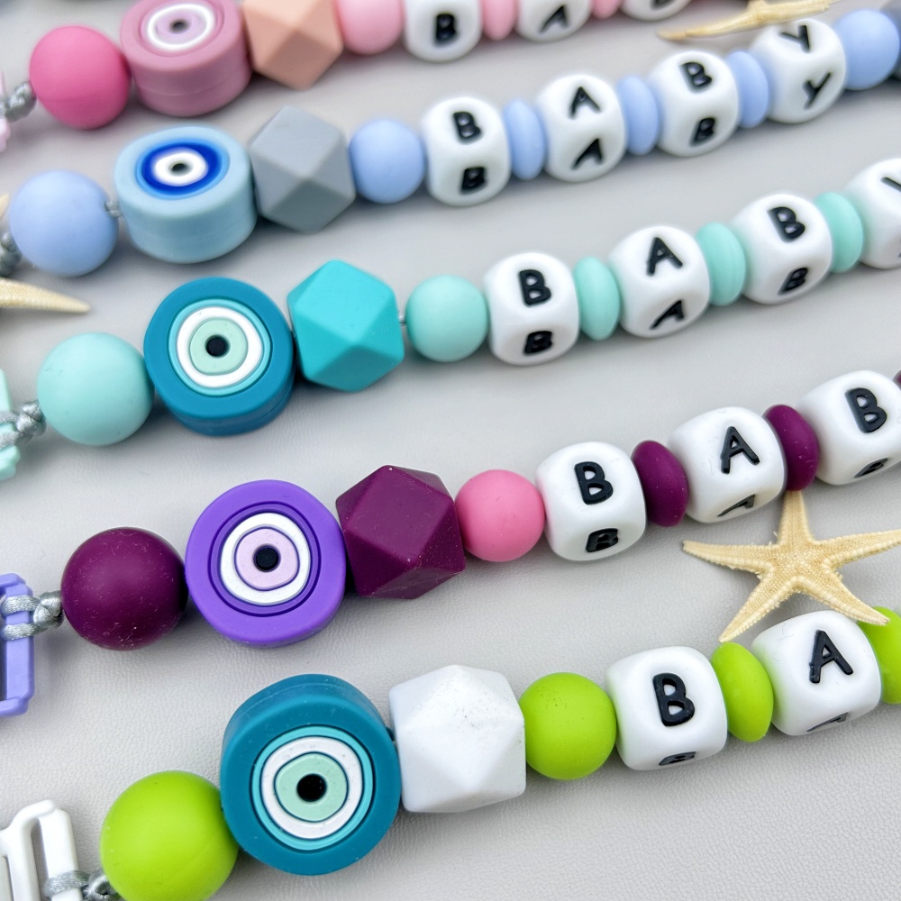 Custom English Russian Silicon - Baby Teethers ulasan dan harga