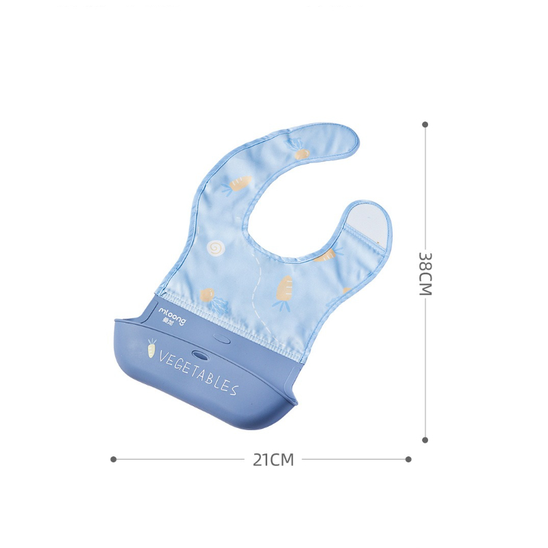 Children's Waterproof Bib Baby - Silicone Baby Bibs ulasan dan harga