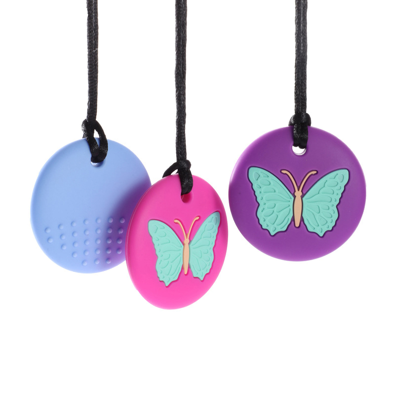 Chewy Necklace Butterfly Shape - Baby Teethers ulasan dan harga