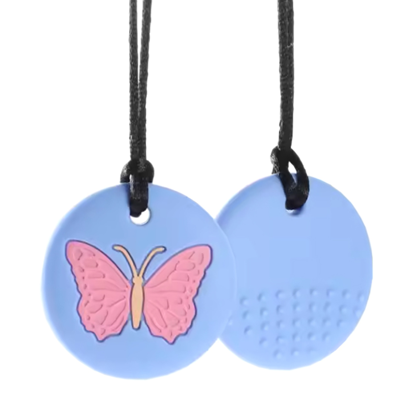 Chewy Necklace Butterfly Shape - Baby Teethers ulasan dan harga