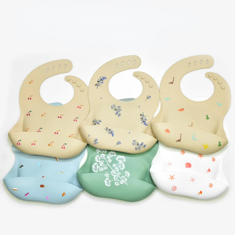 INS Baby Bibs BPA Free Waterpr - Silicone Baby Bibs ulasan dan harga