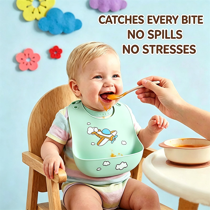 Silicone Baby Feeding Bib Wate - Silicone Baby Bibs ulasan dan harga