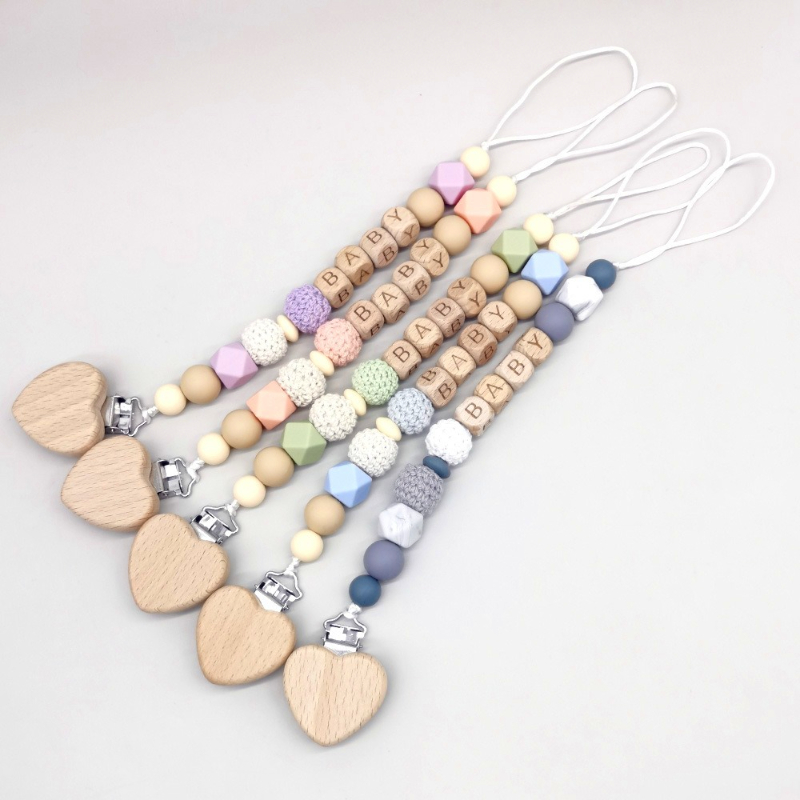 New Custom Baby Pacifier Clip  - Baby Teethers ulasan dan harga
