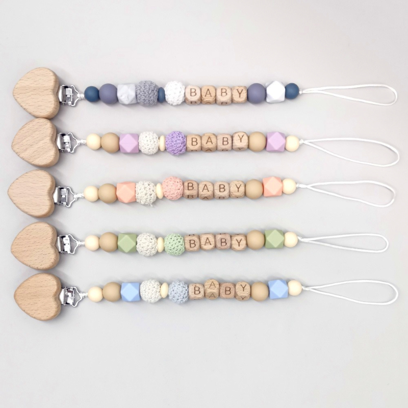 New Custom Baby Pacifier Clip  - Baby Teethers ulasan dan harga