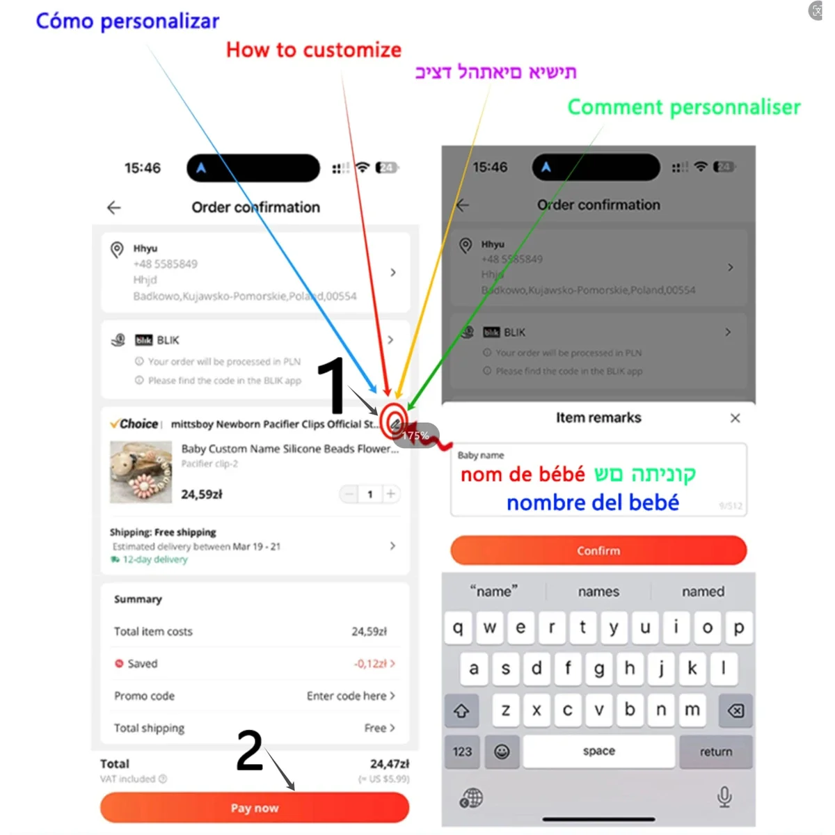 Custom Name Wooden Personalize - Baby Teethers ulasan dan harga