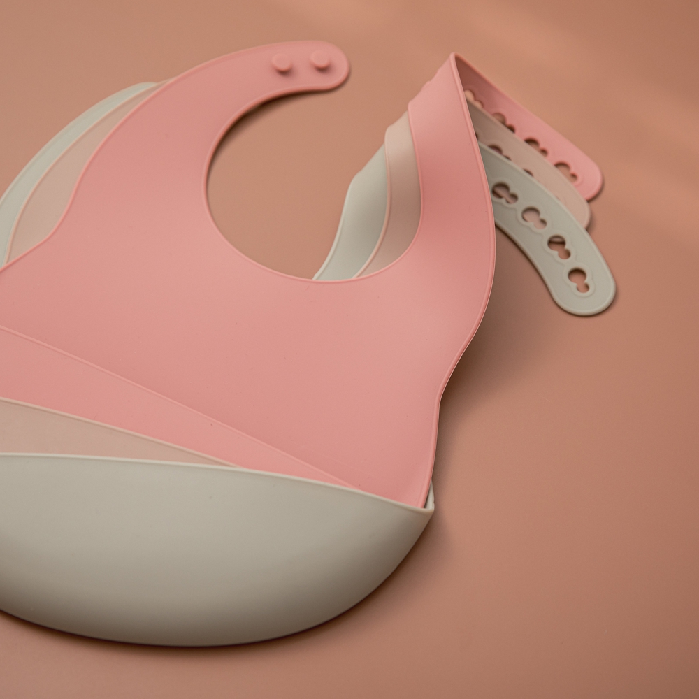 Baby Bibs for Mealtime Waterpr - Silicone Baby Bibs ulasan dan harga