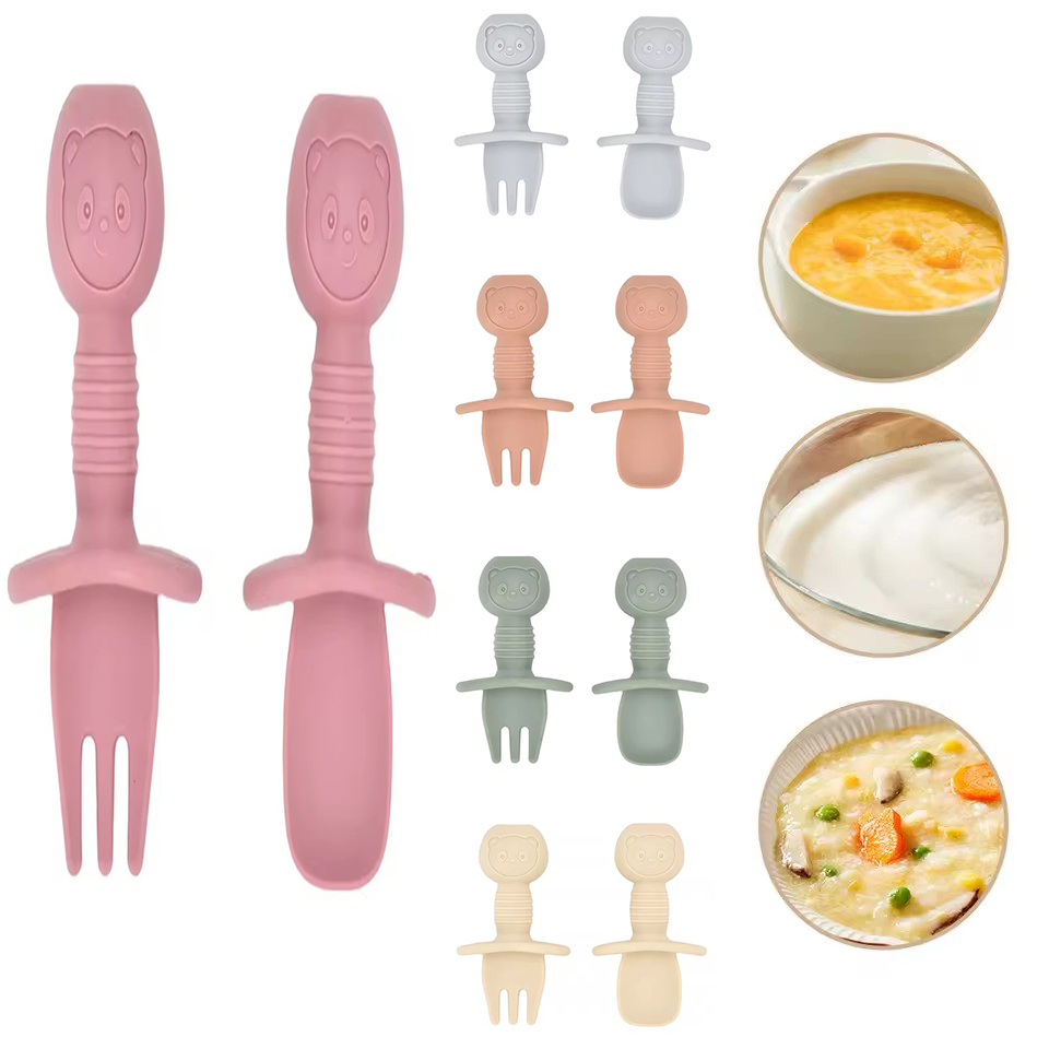 2pcs Food Grade Children Woode - Baby Led Weaning Set ulasan dan harga
