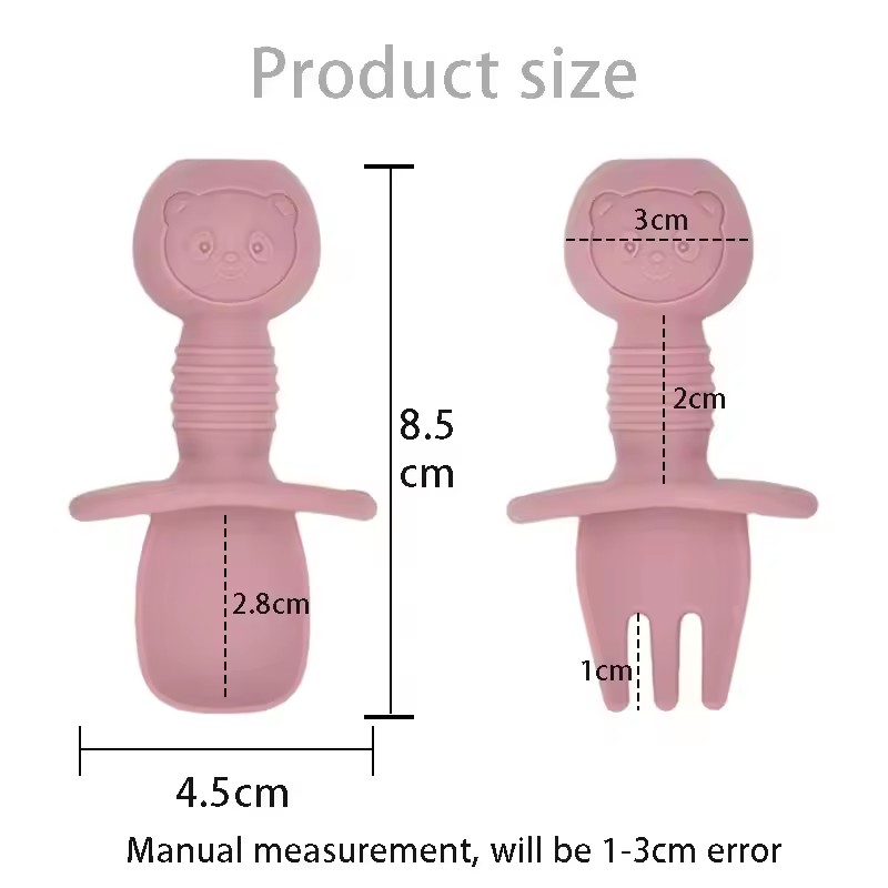 2pcs Food Grade Children Woode - Baby Led Weaning Set ulasan dan harga