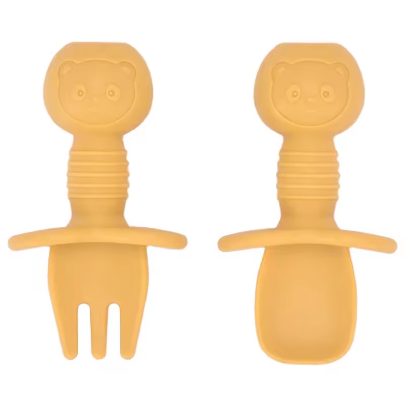 2pcs Food Grade Children Woode - Baby Led Weaning Set ulasan dan harga