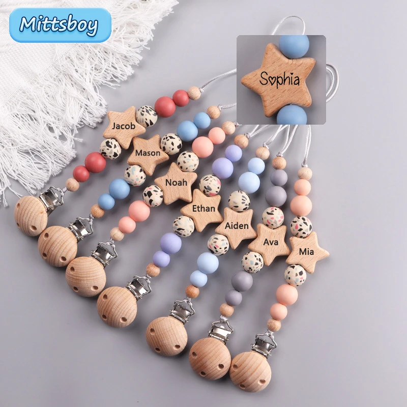 NEW Custom Name Wooden Persona - Baby Teethers ulasan dan harga