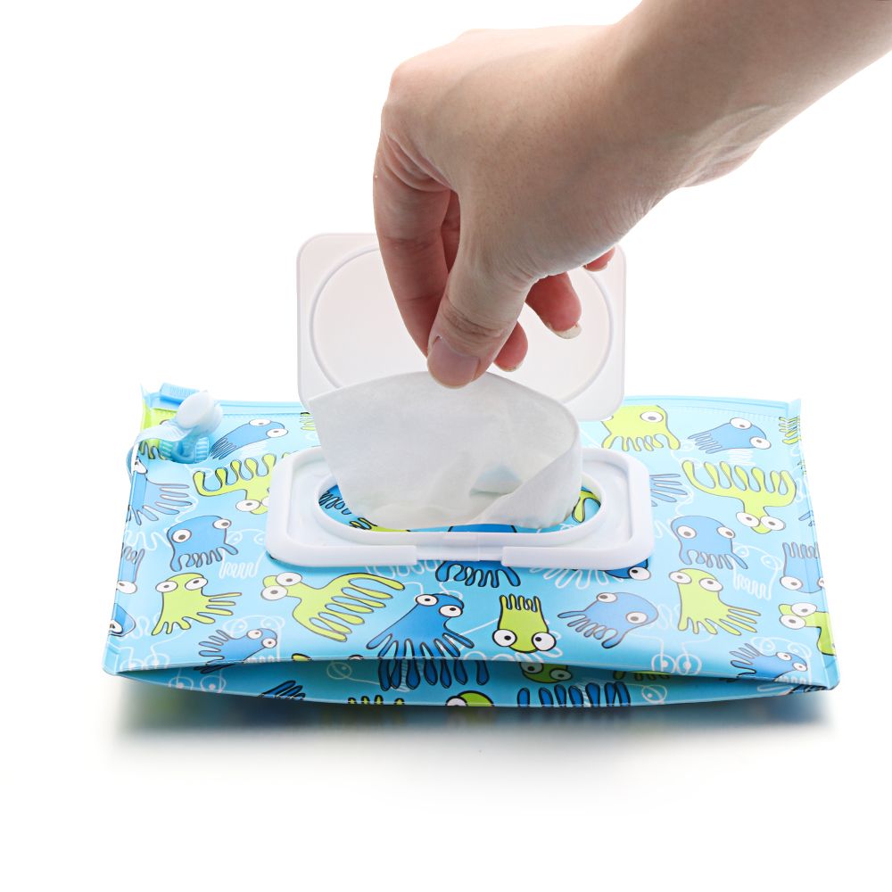 Portable Flip Cover Wet Wipes  - Baby Products Korean ulasan dan harga