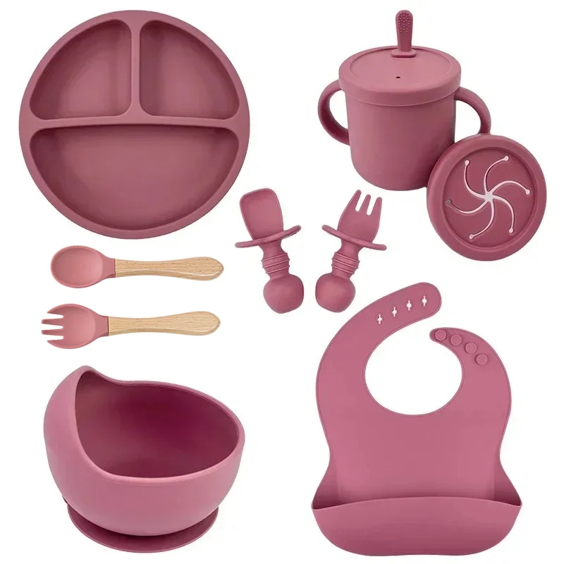 Food Grade Silicone Child Dish - Baby Led Weaning Set ulasan dan harga