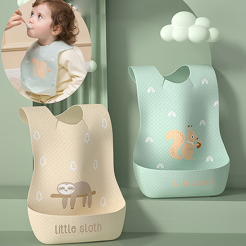 Waterproof Adjustable Food Fee - Silicone Baby Bibs ulasan dan harga