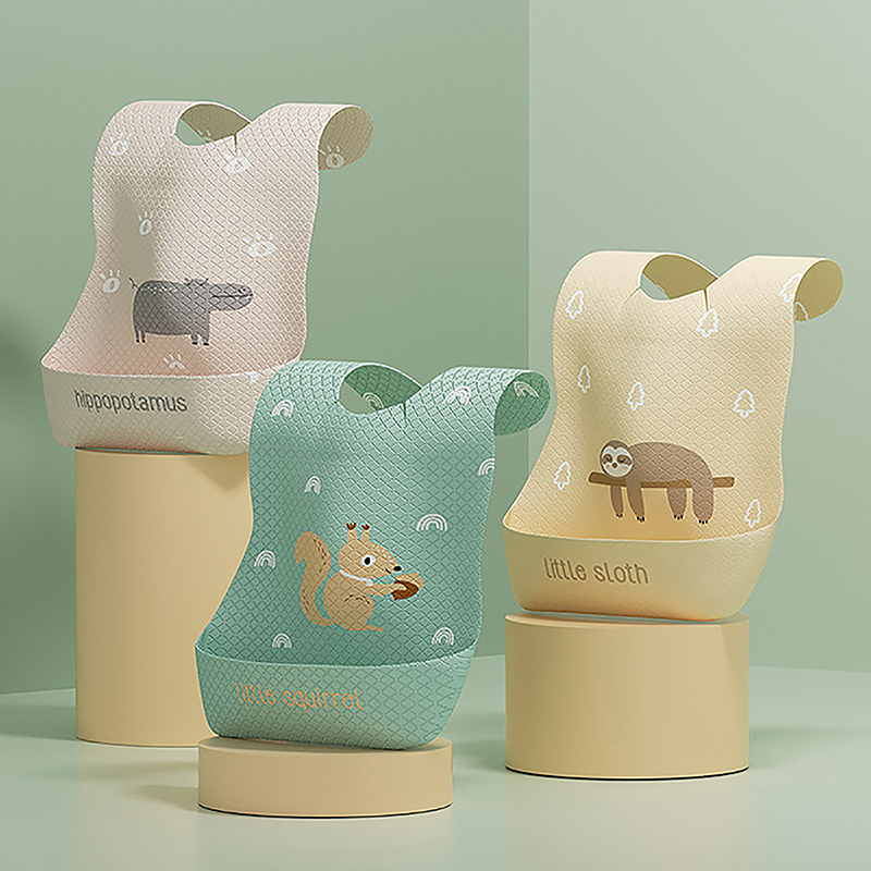 Waterproof Adjustable Food Fee - Silicone Baby Bibs ulasan dan harga