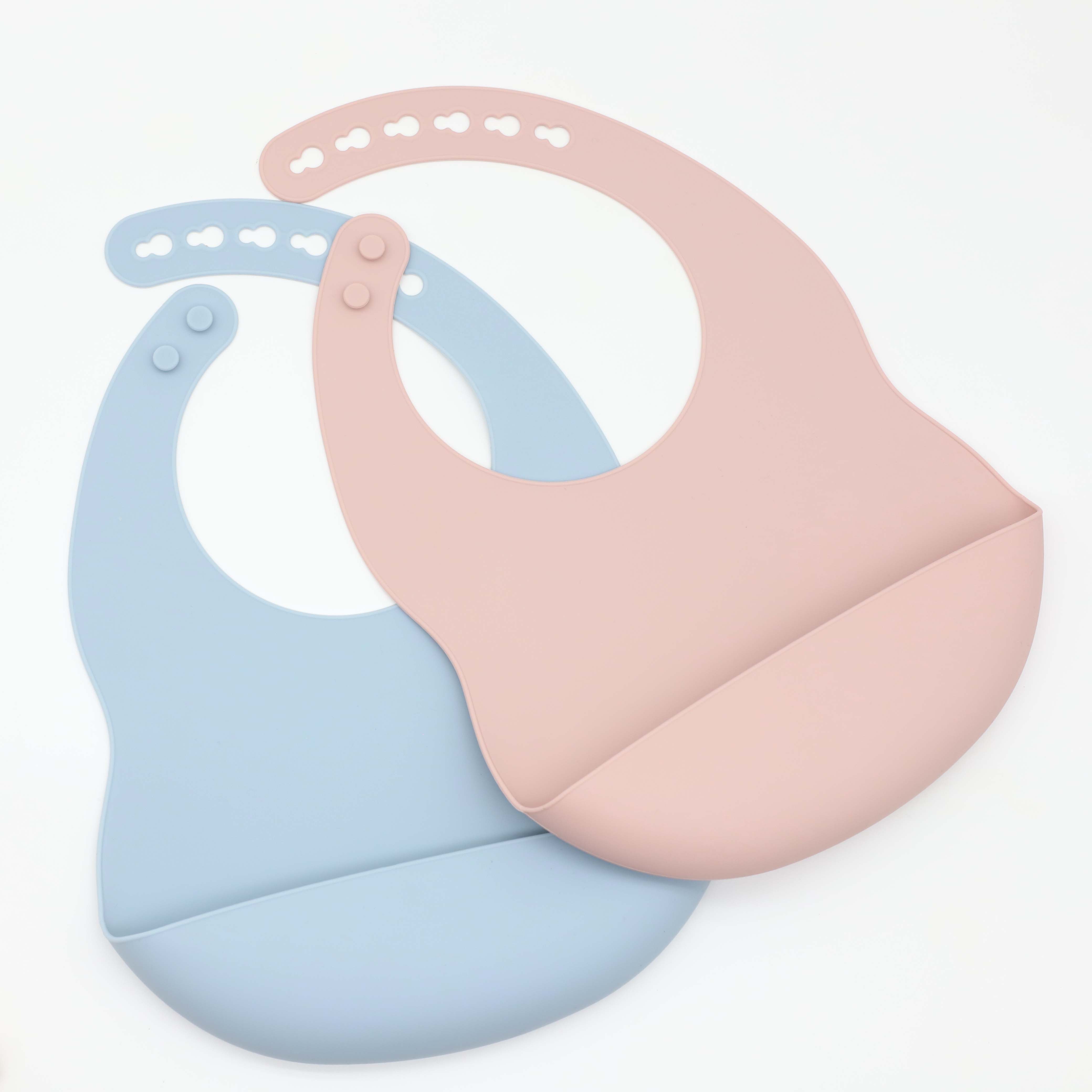 New baby silicone bib with adj - Silicone Baby Bibs ulasan dan harga