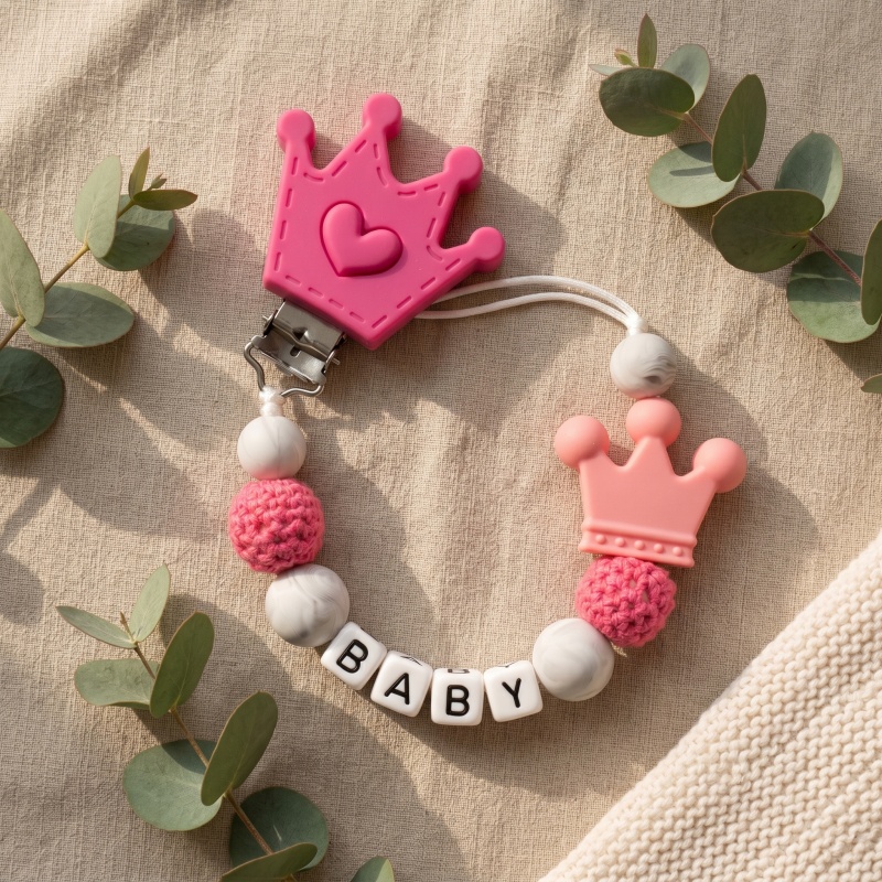 Personalized Baby Pacifier Cli - Baby Teethers ulasan dan harga