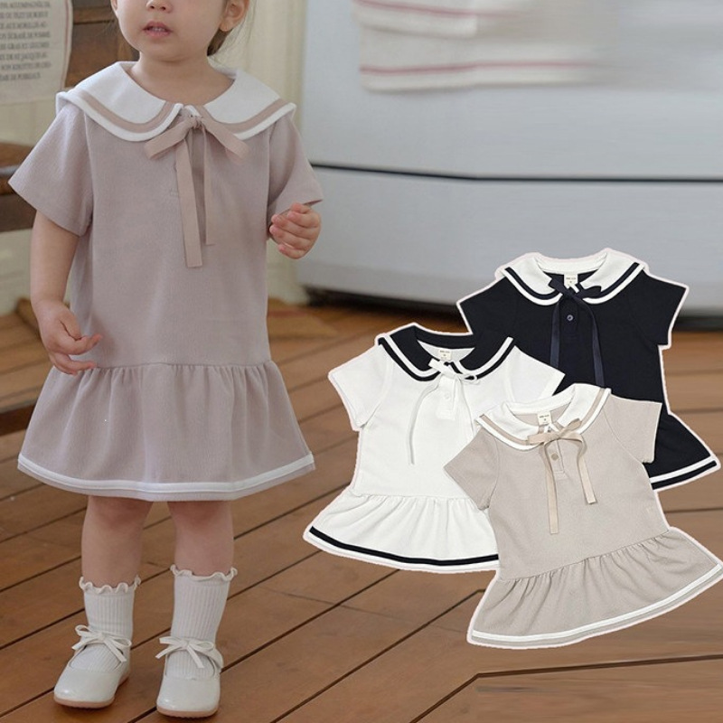 Girl's Baby Collar Dress 2026  - Baby Products Korean ulasan dan harga