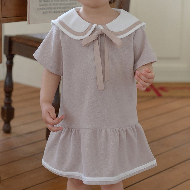 Girl's Baby Collar Dress 2026  - Baby Products Korean ulasan dan harga