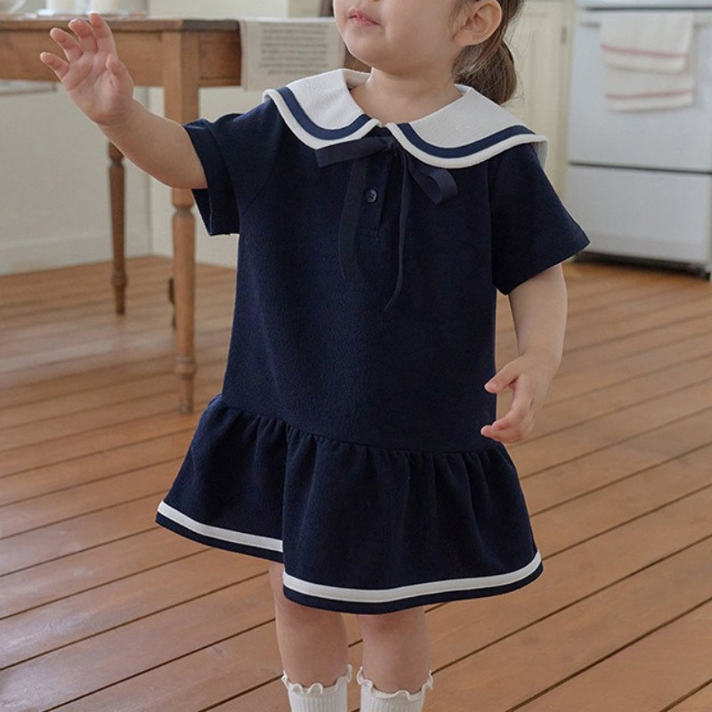 Girl's Baby Collar Dress 2026  - Baby Products Korean ulasan dan harga